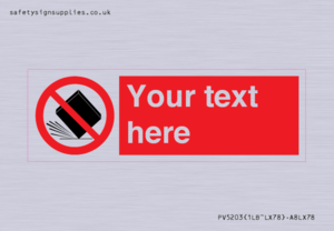 Custom Do Not Drop Sign